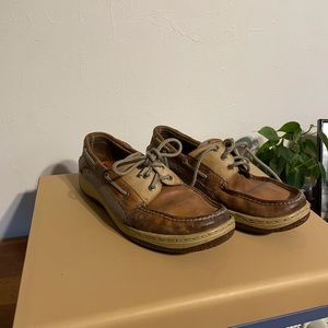 Men’s Sperry Topsider Leather Boat Shoes size 11